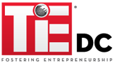 Logo of TiE University.