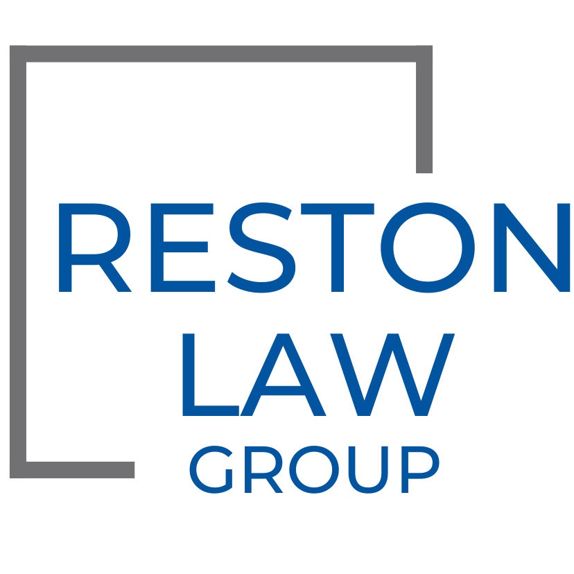 Logo of Reston Law Group.